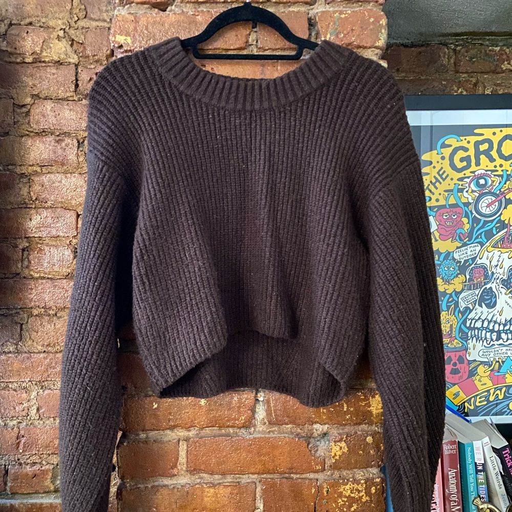 Crop Sweater - oversized fit